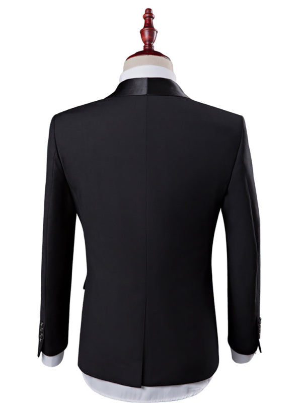 Men's Stylish Lapel Collar Evening Suit